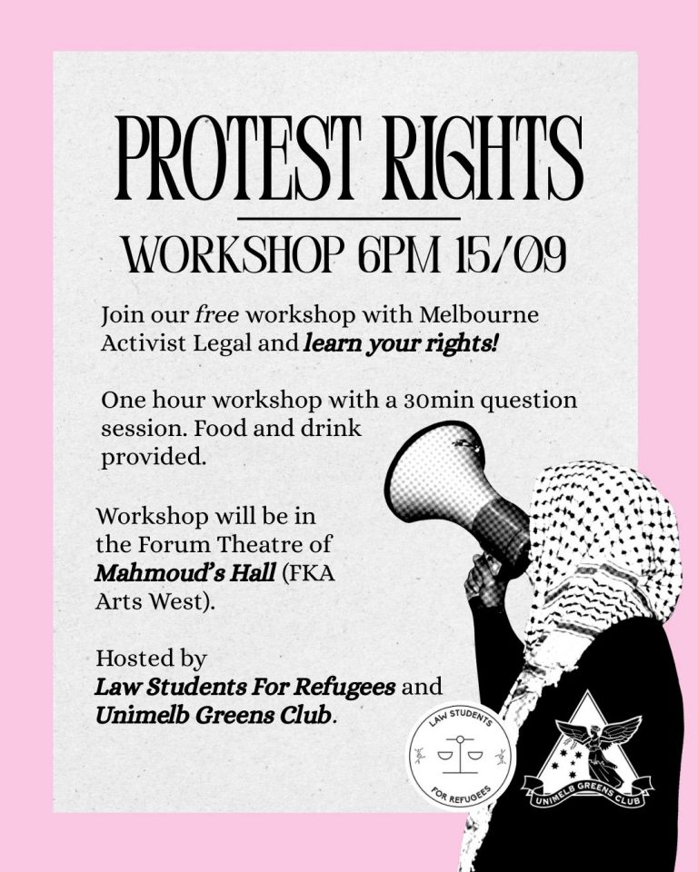 Protest rights workshop – University of Melbourne Graduate Student ...